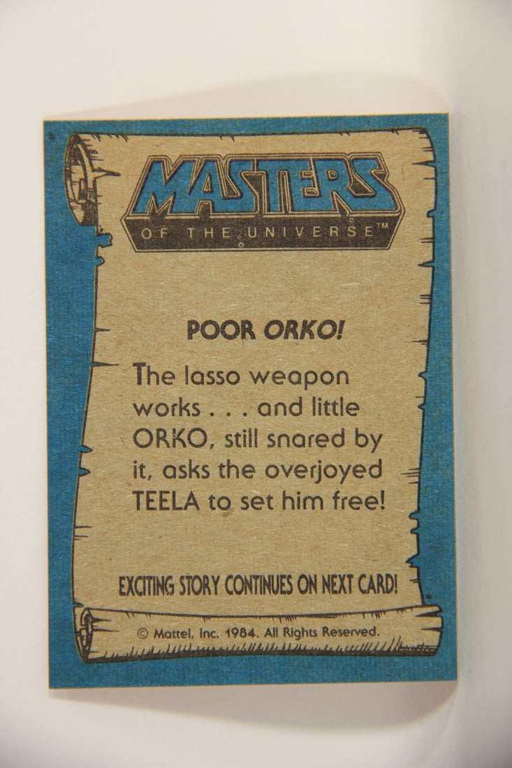 Masters Of The Universe MOTU 1984 Trading Card #29 Poor Orko ENG L009763