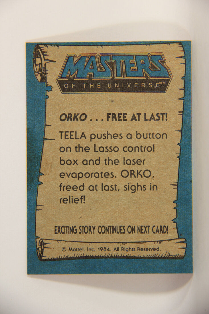 Masters Of The Universe MOTU 1984 Trading Card #31 Orko Free At Last ENG L009765