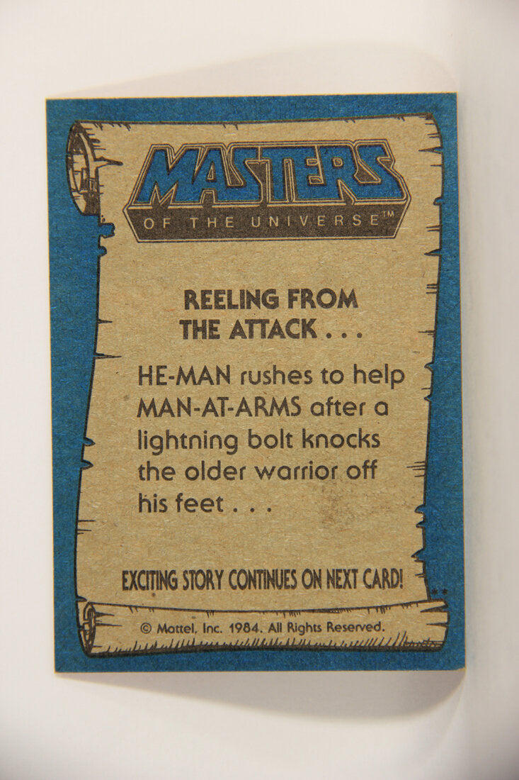 Masters Of The Universe MOTU 1984 Trading Card #35 Reeling From The Attack ENG L009769