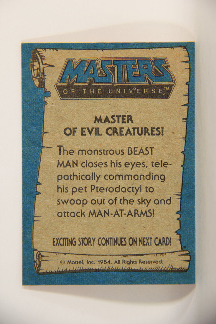 Masters Of The Universe MOTU 1984 Trading Card #40 Master Of Evil Creatures ENG L009774