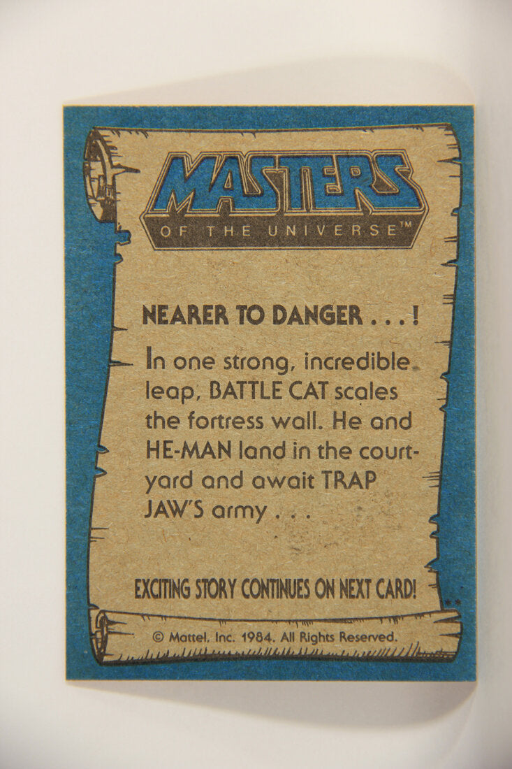 Masters Of The Universe MOTU 1984 Trading Card #46 Nearer To Danger ENG L009780