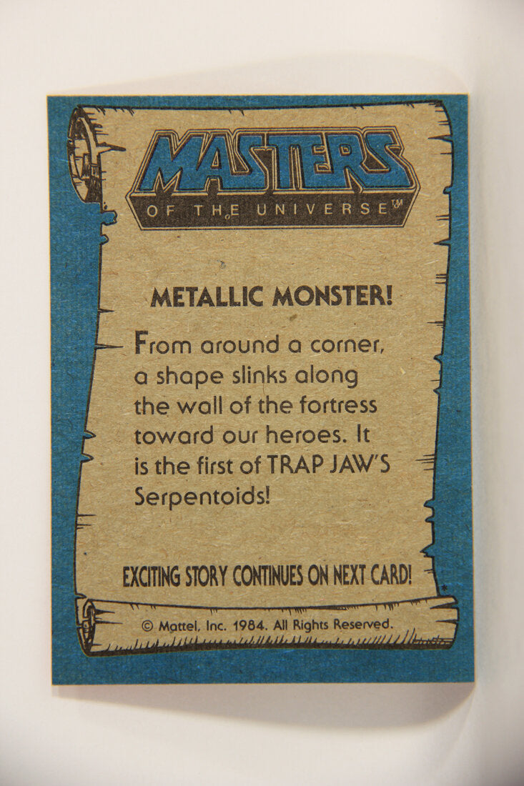 Masters Of The Universe MOTU 1984 Trading Card #47 Metallic Monster ENG L009781