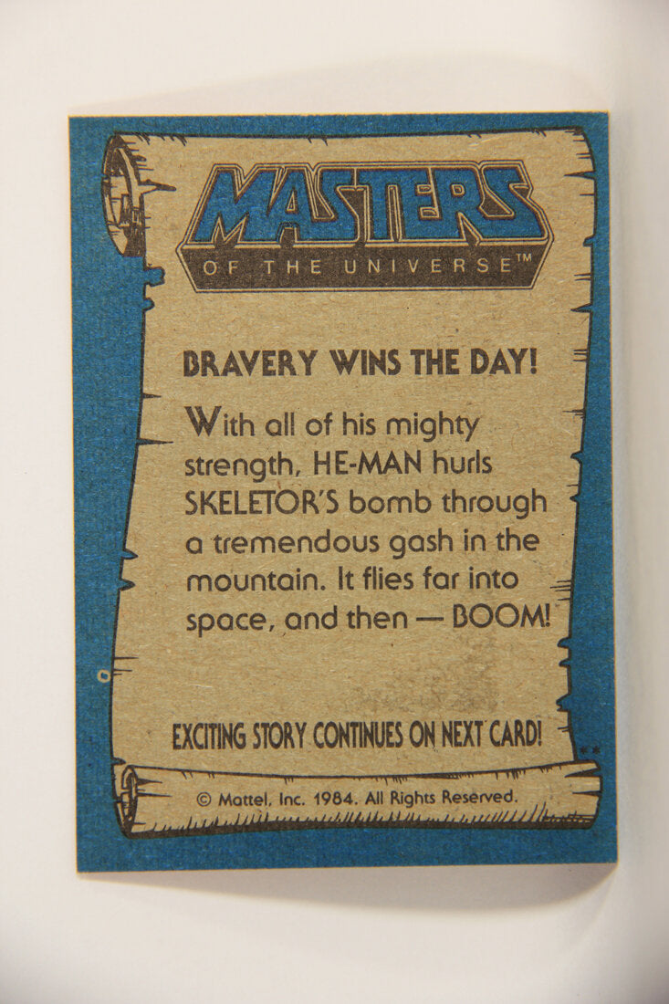 Masters Of The Universe MOTU 1984 Trading Card #78 Bravery Wins The Day ENG L009812