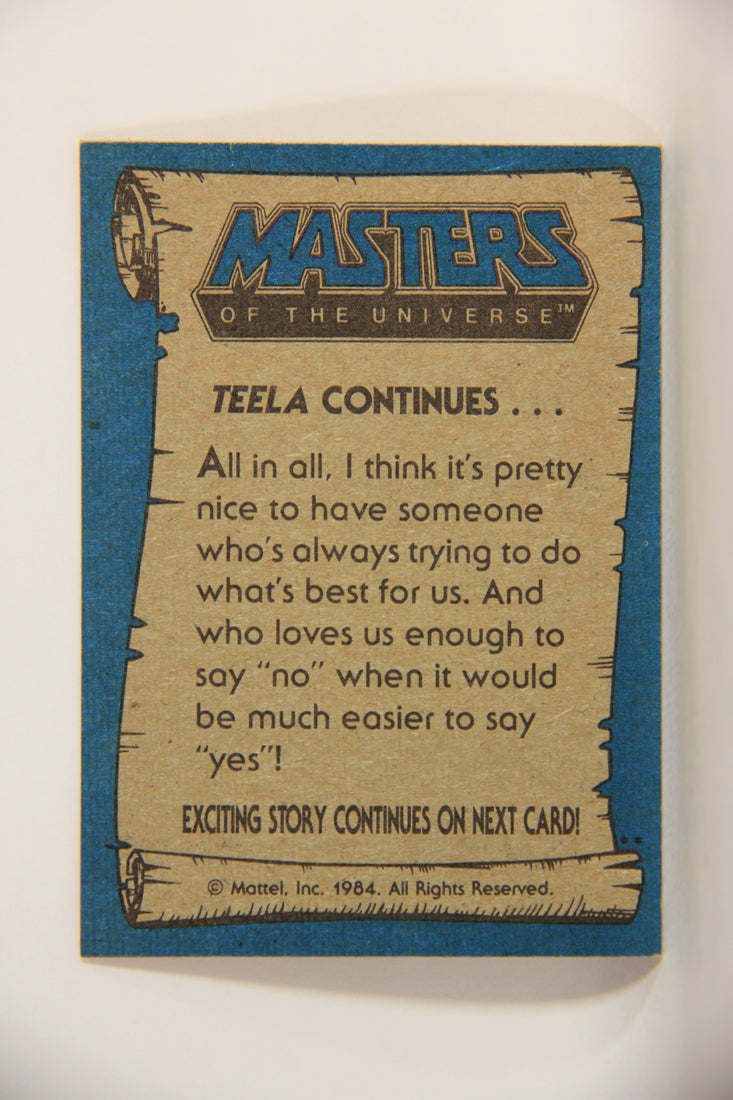 Masters Of The Universe MOTU 1984 Trading Card #87 Teela Continues ENG L009821