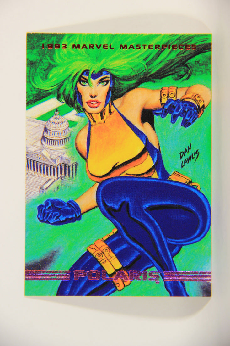 Marvel Masterpieces 1993 Trading Card #51 Polaris ENG SkyBox L009979