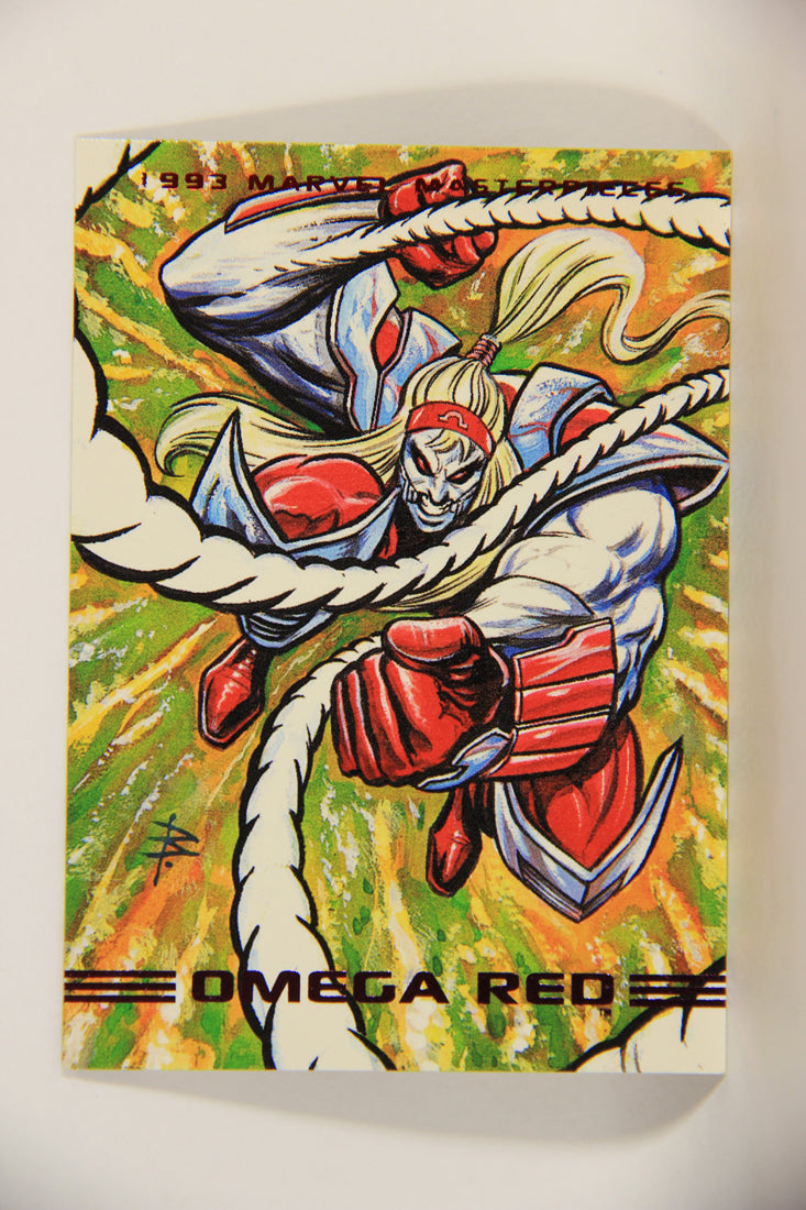 Marvel Masterpieces 1993 Trading Card #54 Omega Red ENG SkyBox L009982