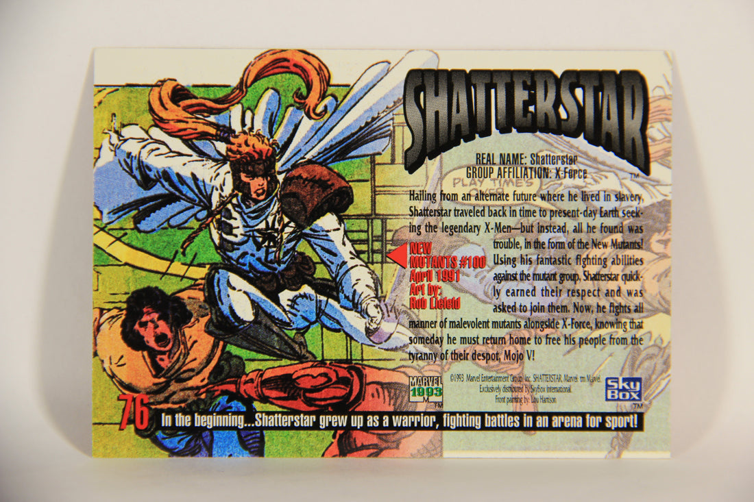 Marvel Masterpieces 1993 Trading Card #76 Shatterstar ENG SkyBox L010004