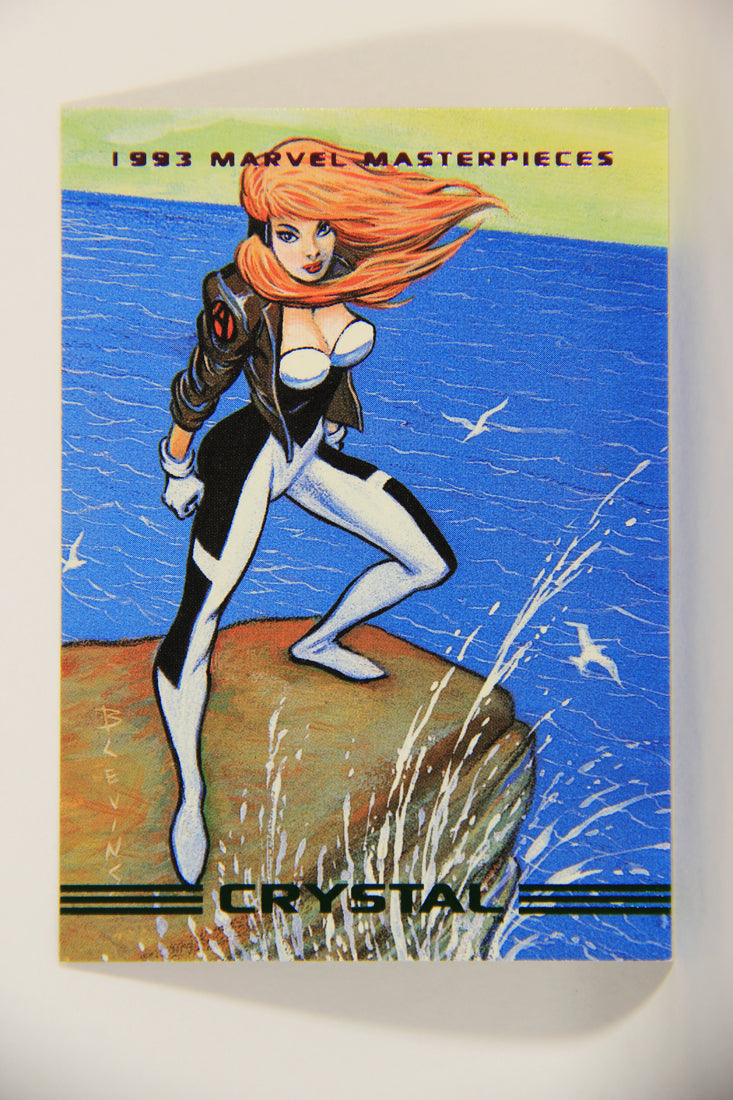 Marvel Masterpieces 1993 Trading Card #86 Crystal ENG SkyBox L010014