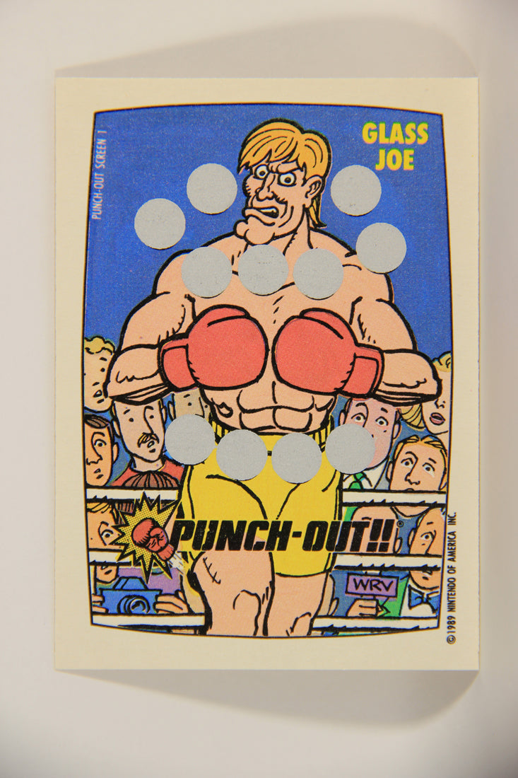 Nintendo Punch-Out 1989 Scratch-Off Card Screen #1 Of 10 ENG L010026