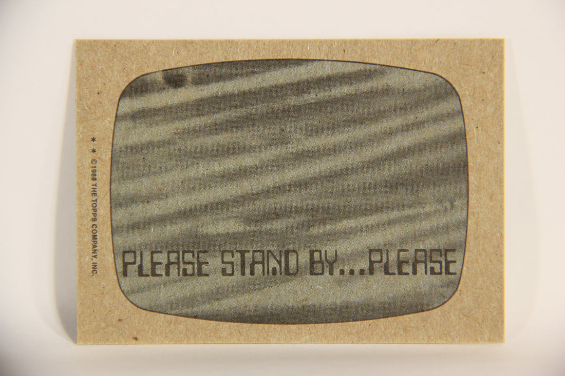 Dinosaurs Attack 1988 Vintage Trading Card #45 Anchorman's Peril ENG L010089