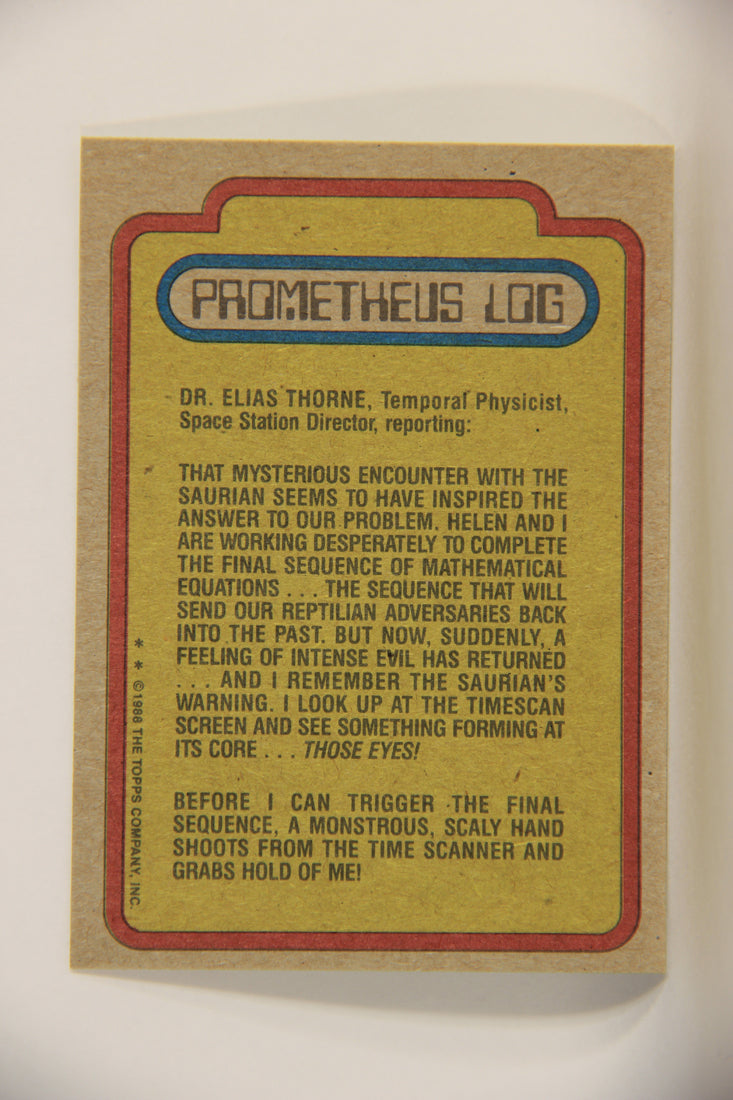 Dinosaurs Attack 1988 Vintage Trading Card #46 Grip Of Horror ENG L010090