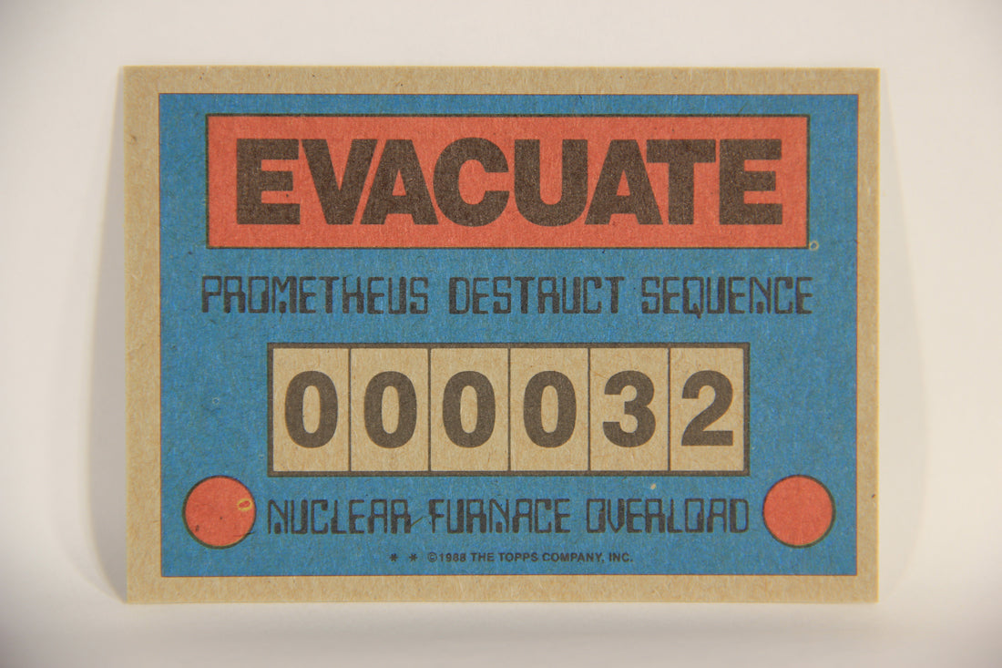 Dinosaurs Attack 1988 Vintage Trading Card #53 Prometheus Explodes ENG L010097