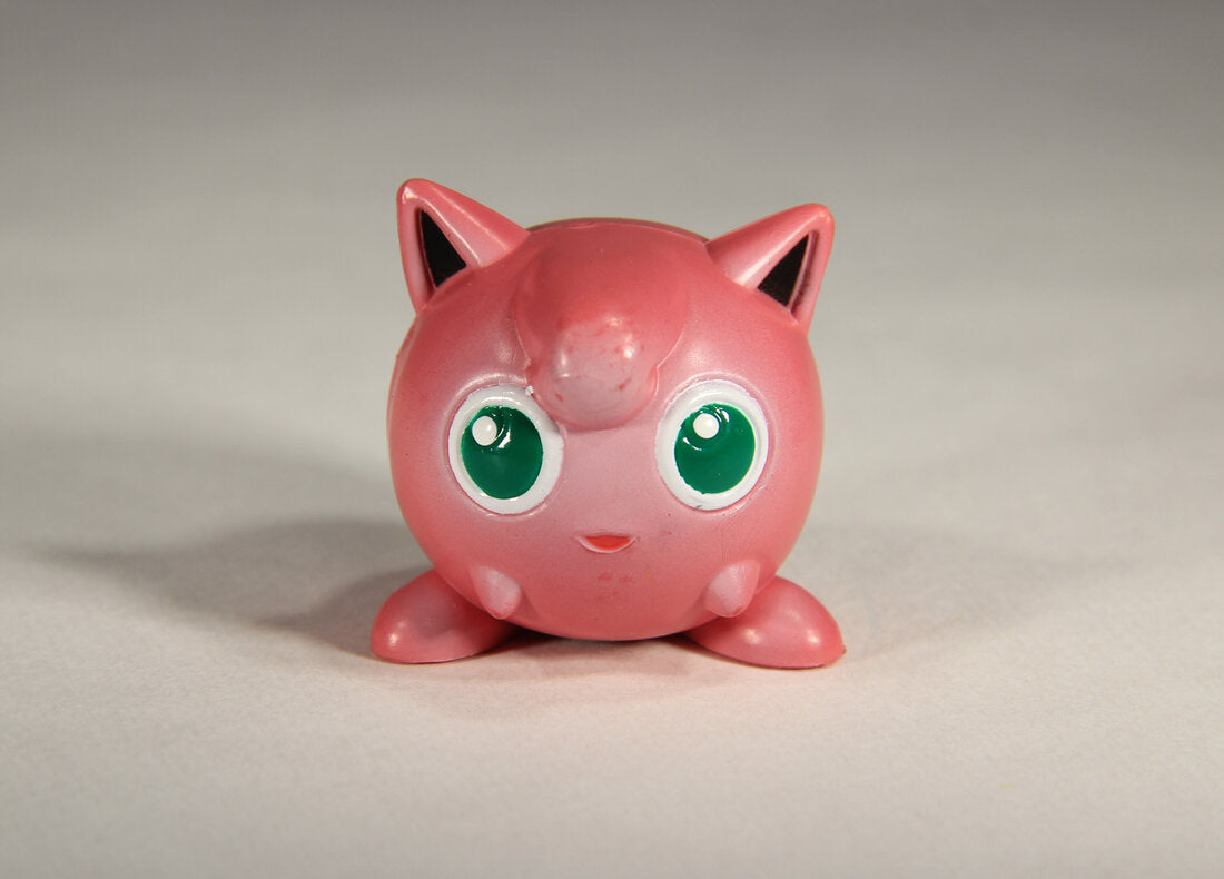 Pokemon 1998 Jigglypuff Generation 1 Tomy Figure With Pog Disc L010154