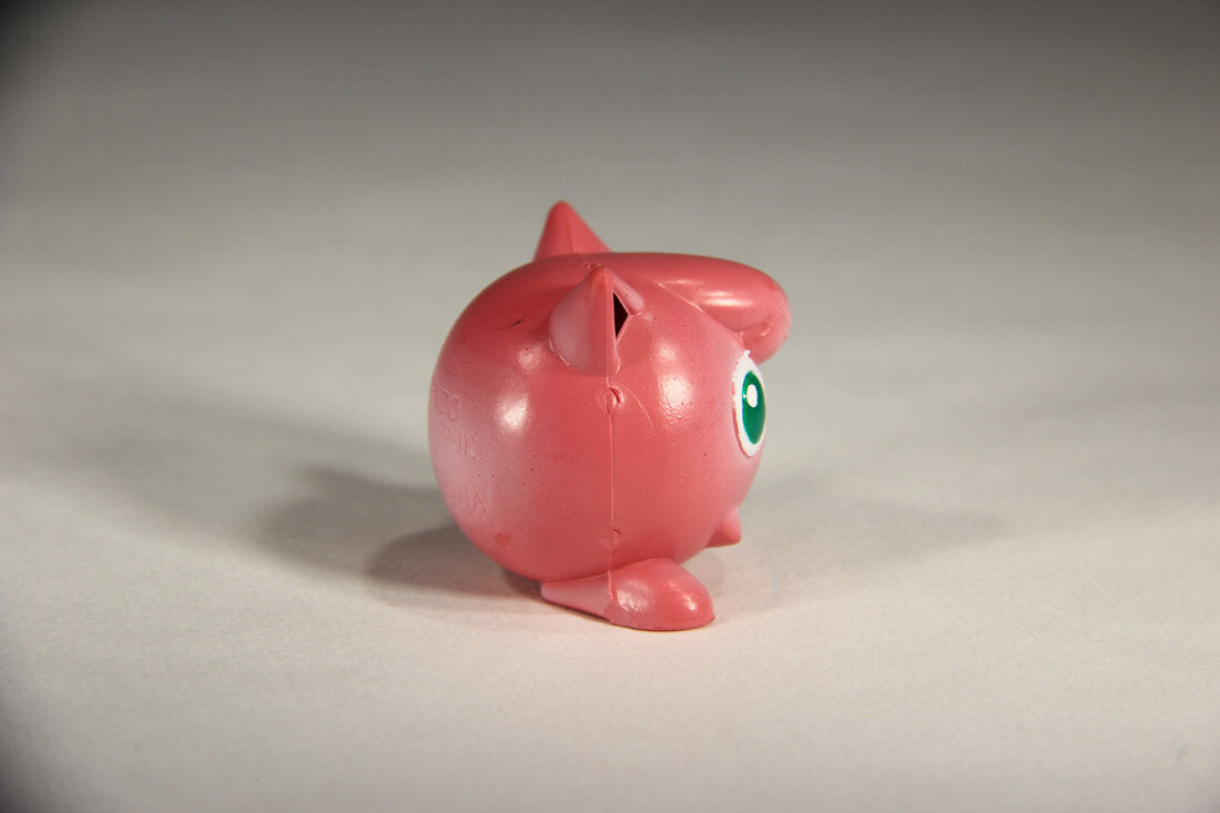Pokemon 1998 Jigglypuff Generation 1 Tomy Figure With Pog Disc L010154