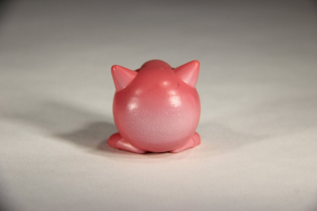 Pokemon 1998 Jigglypuff Generation 1 Tomy Figure With Pog Disc L010154