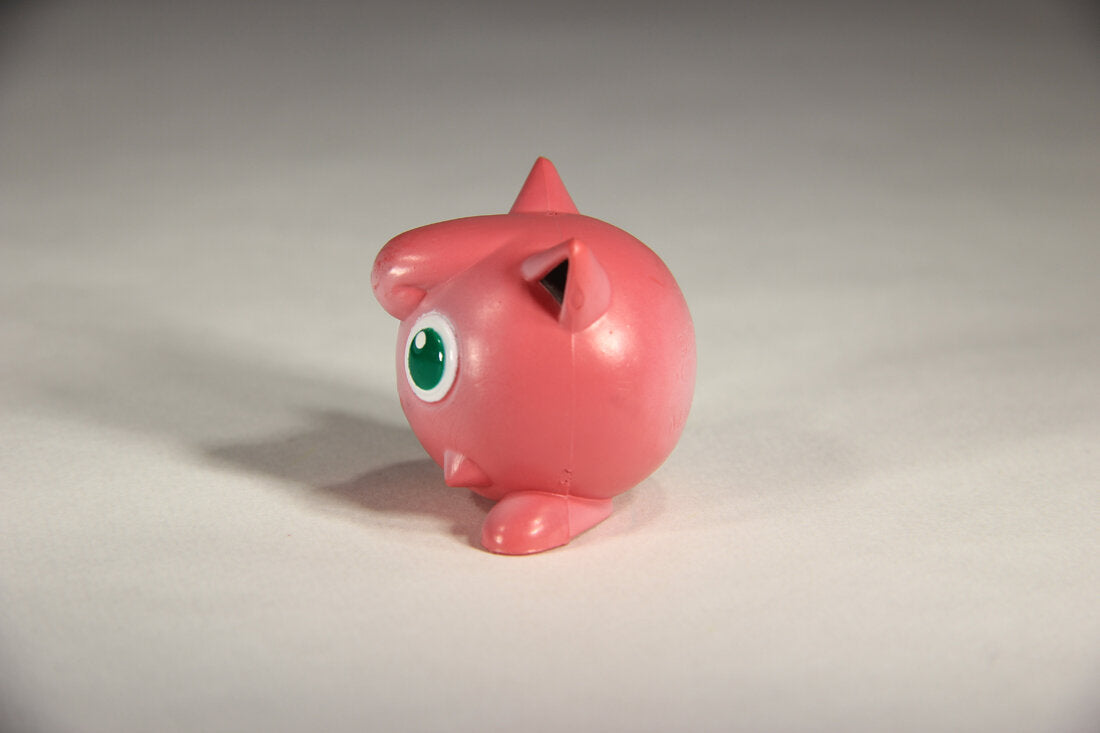 Pokemon 1998 Jigglypuff Generation 1 Tomy Figure With Pog Disc L010154