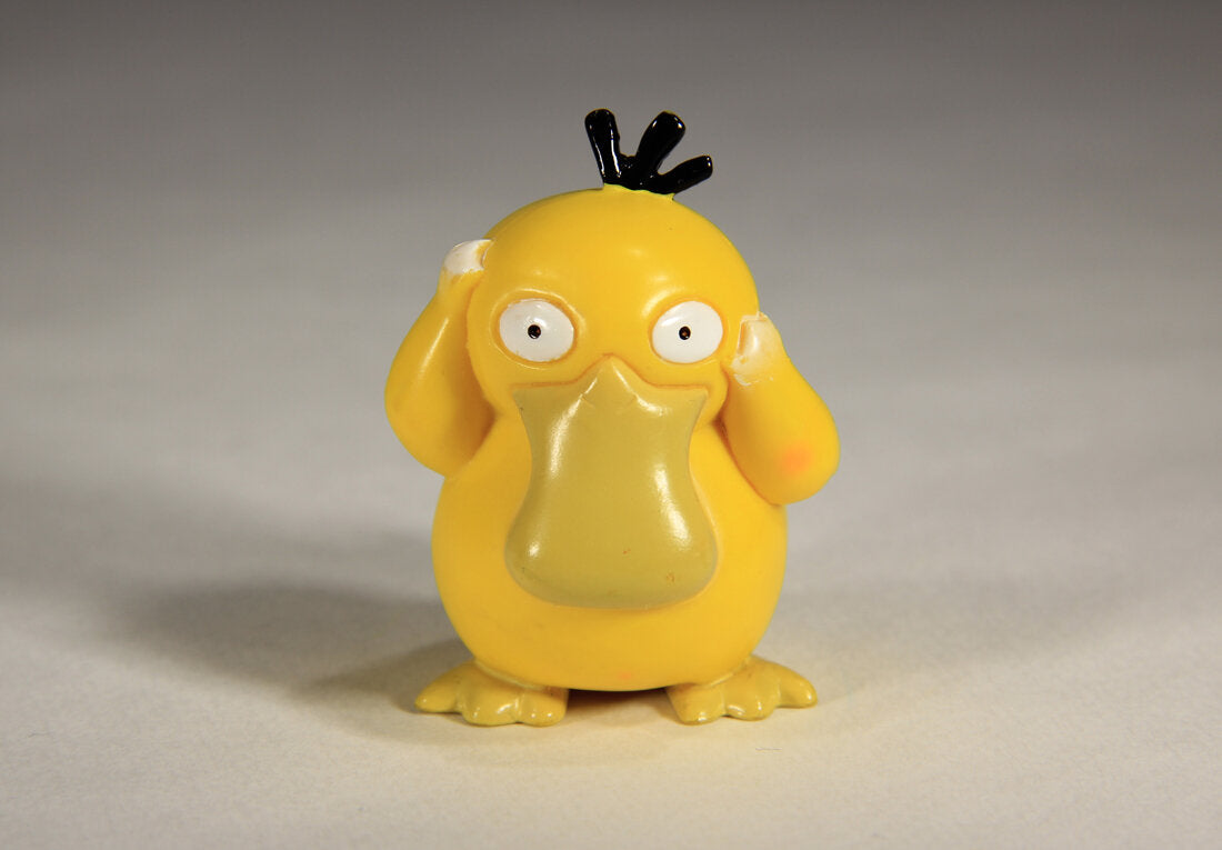Pokemon 1998 Psyduck Generation 1 Tomy Figure With Pog Disc L010157