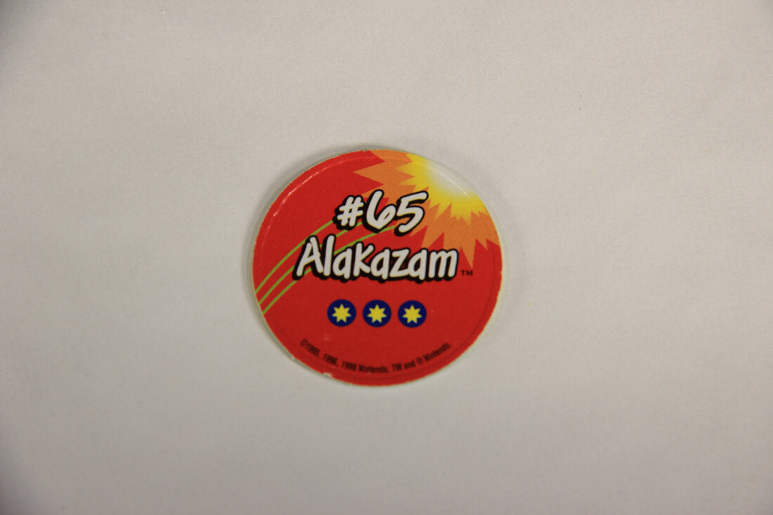 Pokemon 1998 Alakazam Generation 1 Tomy Figure With Pog Disc L010164