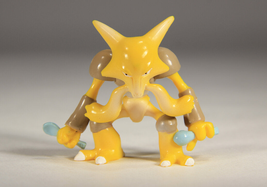 Pokemon 1998 Alakazam Generation 1 Tomy Figure With Pog Disc L010164