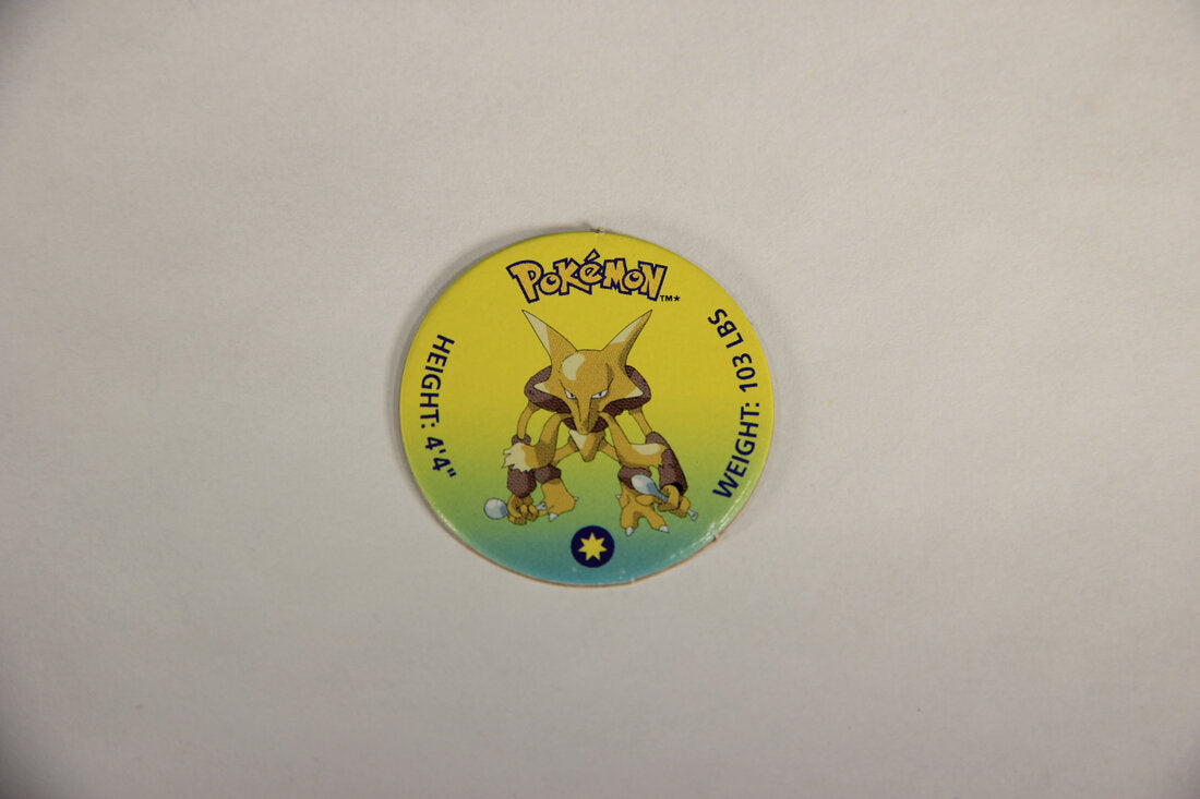 Pokemon 1998 Alakazam Generation 1 Tomy Figure With Pog Disc L010164