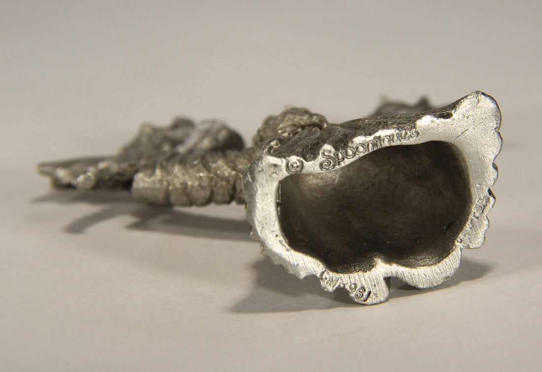 Spoontiques Vintage Pewter Figure Wizard Dragon And Owl CMR961 L010188