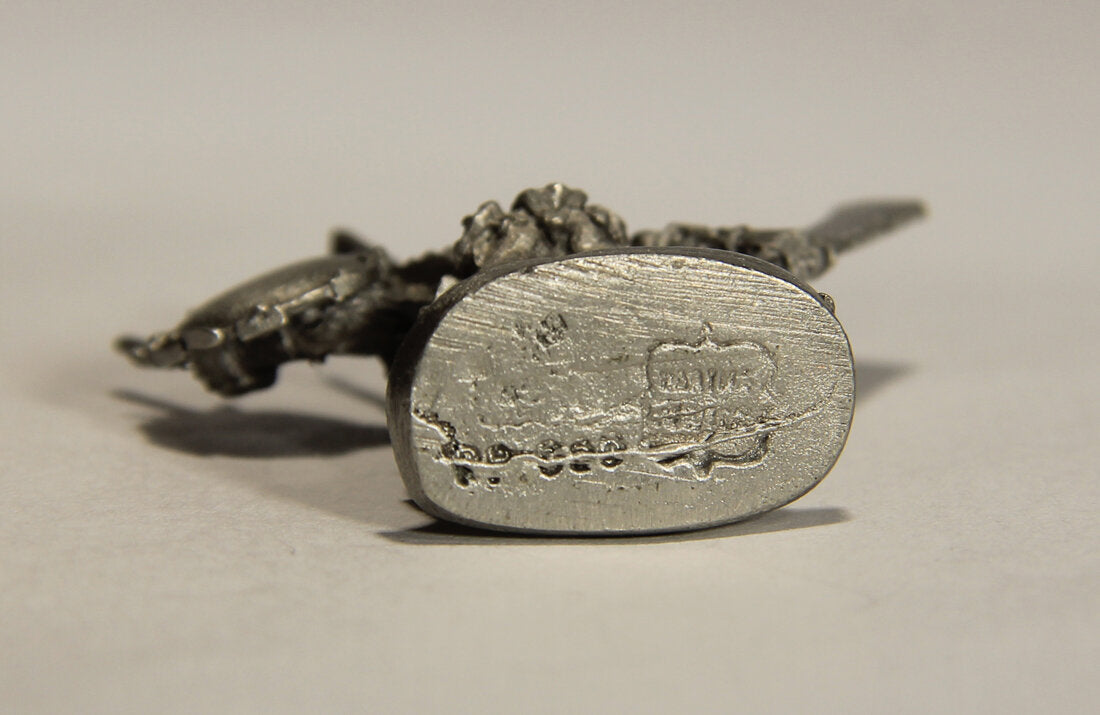 Ral Partha Vintage 1987 Pewter Figure Armored Knight With Shield L010192