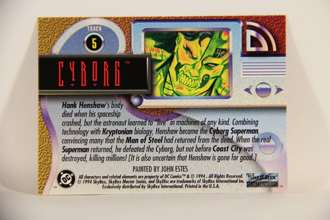 DC Master Series 1994 Trading Card #5 Cyborg ENG L010416