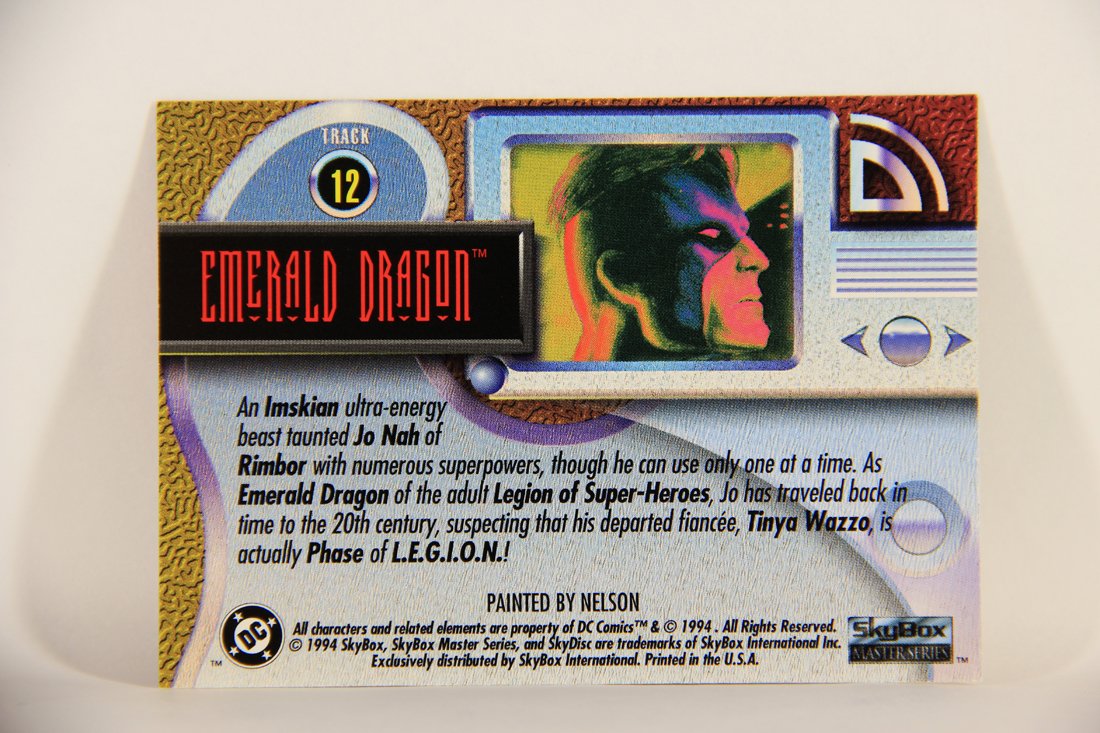 DC Master Series 1994 Trading Card #12 Emerald Dragon ENG L010423