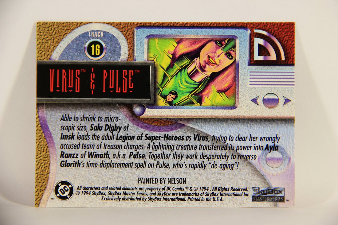 DC Master Series 1994 Trading Card #16 Virus & Pulse ENG L010427