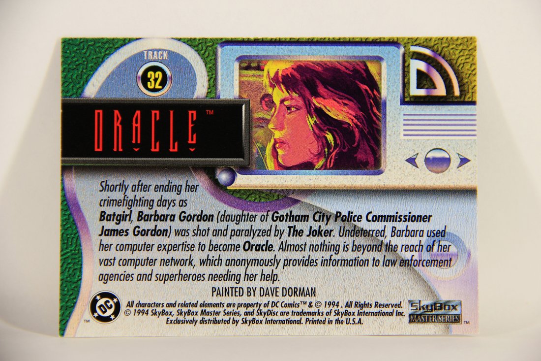 DC Master Series 1994 Trading Card #32 Oracle ENG L010443