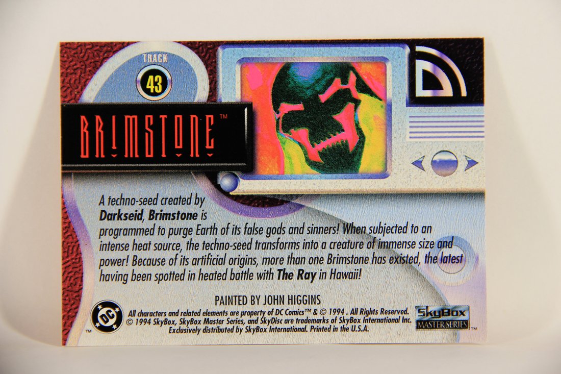 DC Master Series 1994 Trading Card #43 Brimstone ENG L010454