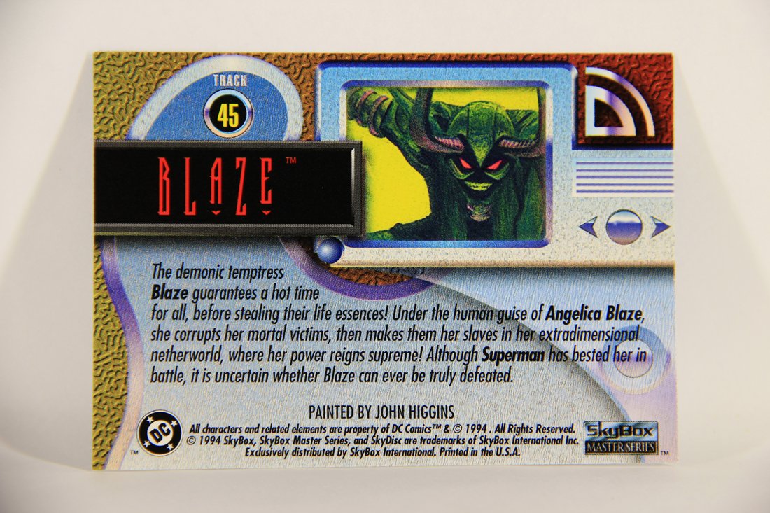 DC Master Series 1994 Trading Card #45 Blaze ENG L010456