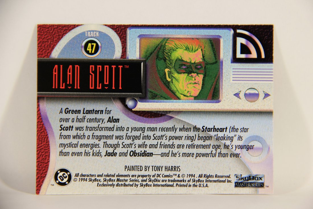DC Master Series 1994 Trading Card #47 Alan Scott ENG L010458