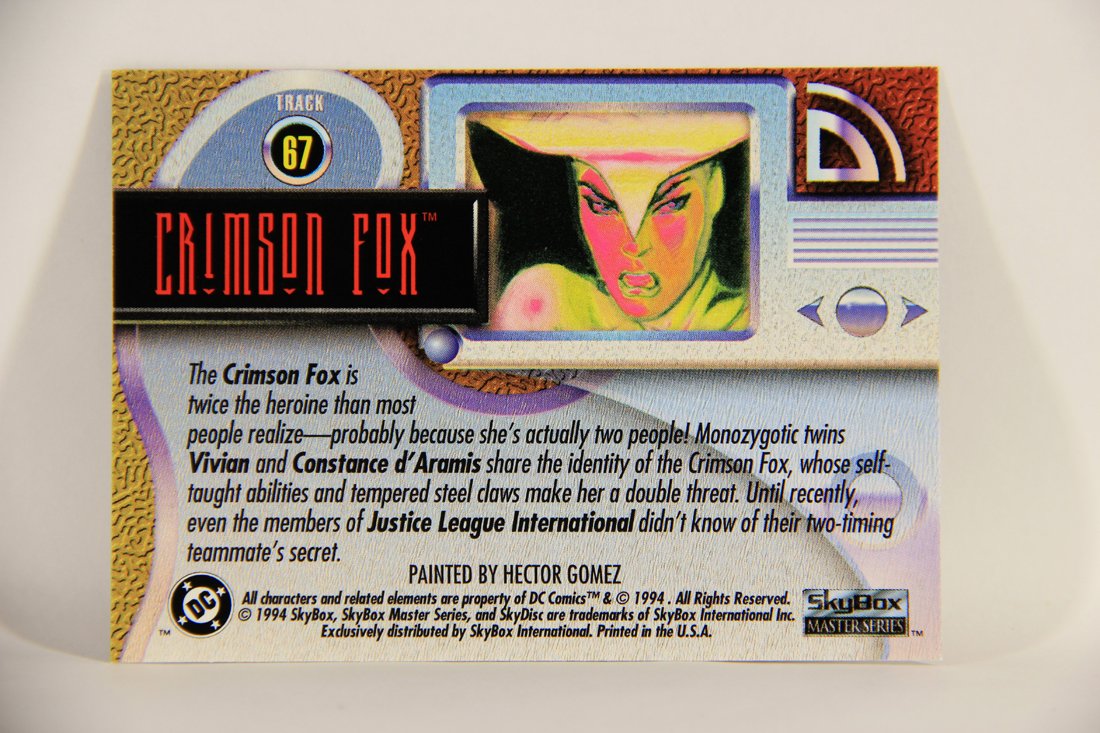 DC Master Series 1994 Trading Card #67 Crimson Fox ENG L010478