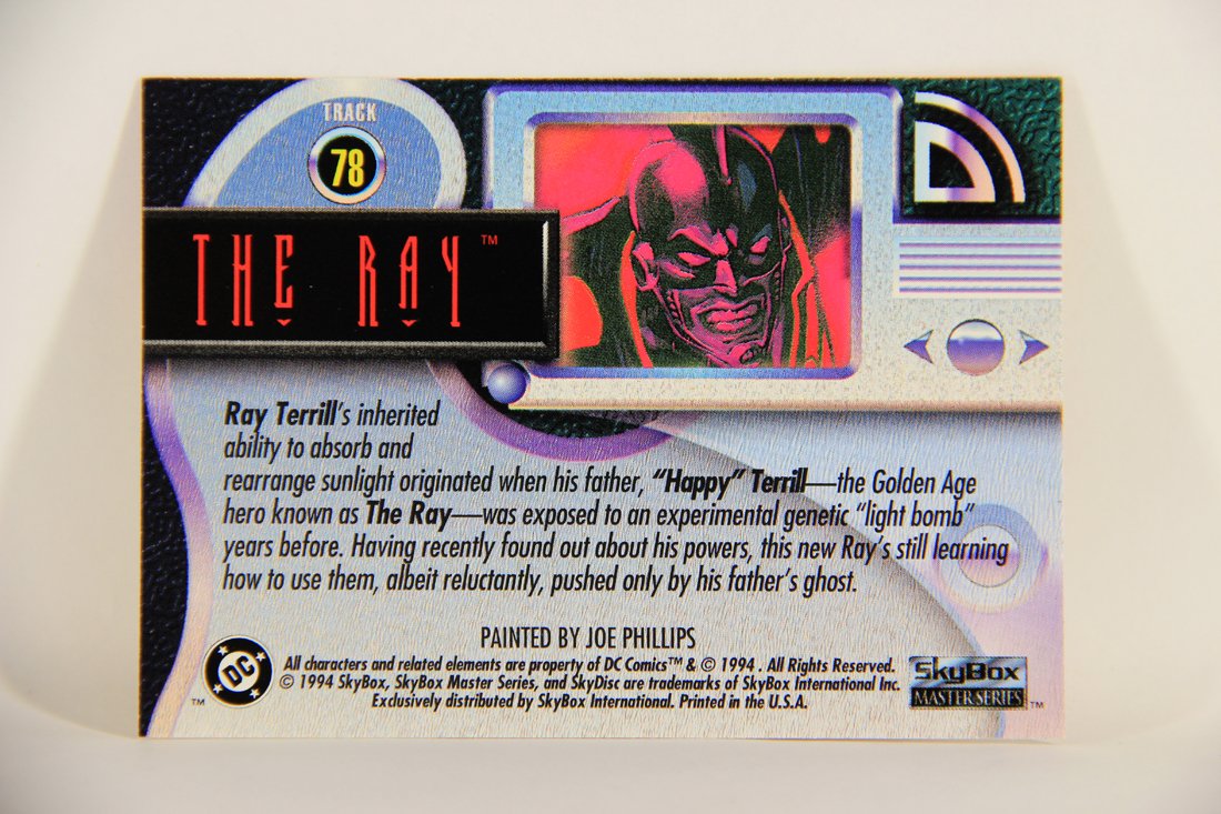 DC Master Series 1994 Trading Card #78 The Ray ENG L010489