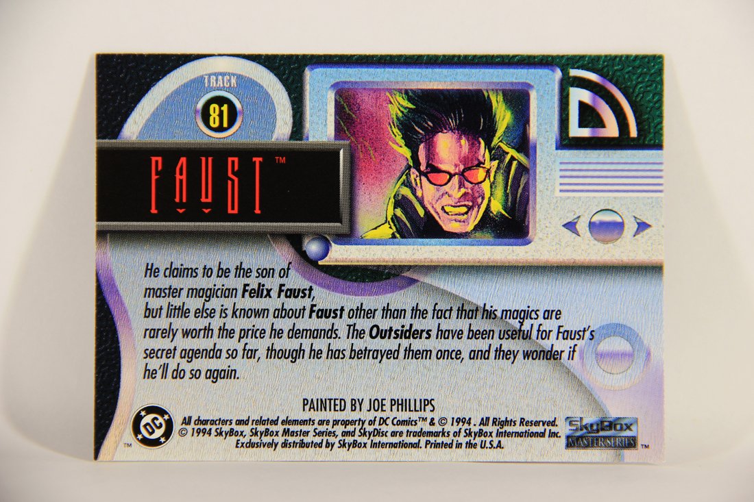 DC Master Series 1994 Trading Card #81 Faust ENG L010492