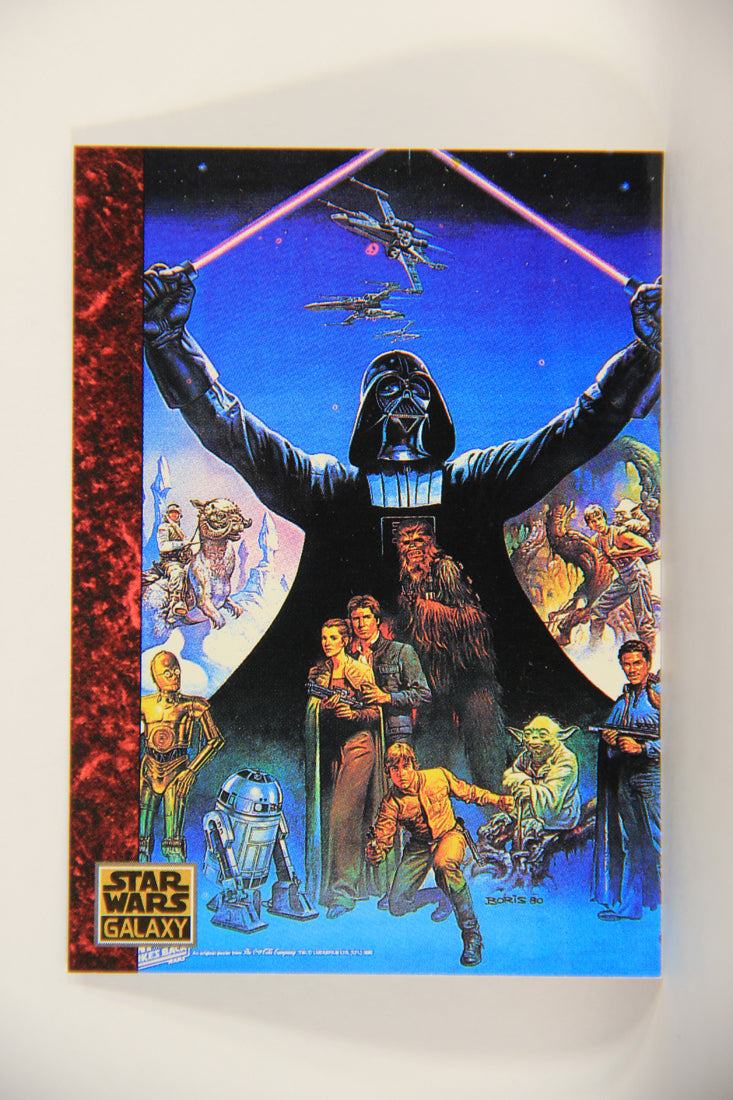 Star Wars Galaxy 1993 Topps Card #71 Darth Vader ESB Boris Vallejo Artwork ENG L010596