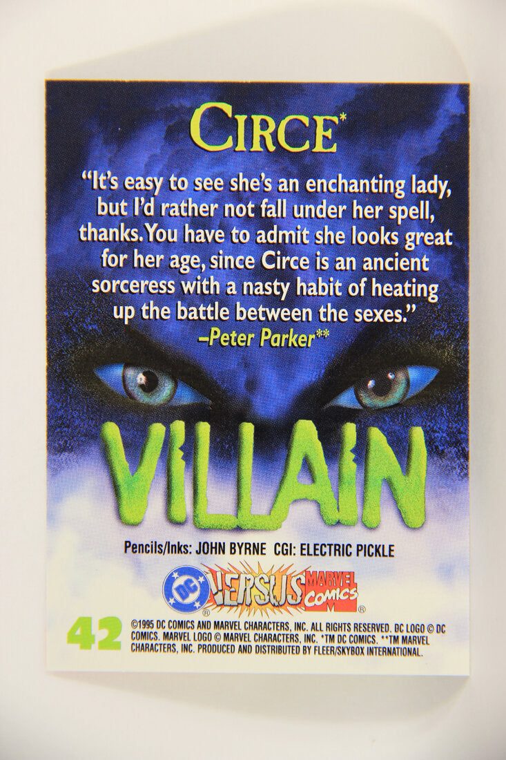 DC Versus Marvel Comics 1995 Trading Card #42 Circe ENG L010907