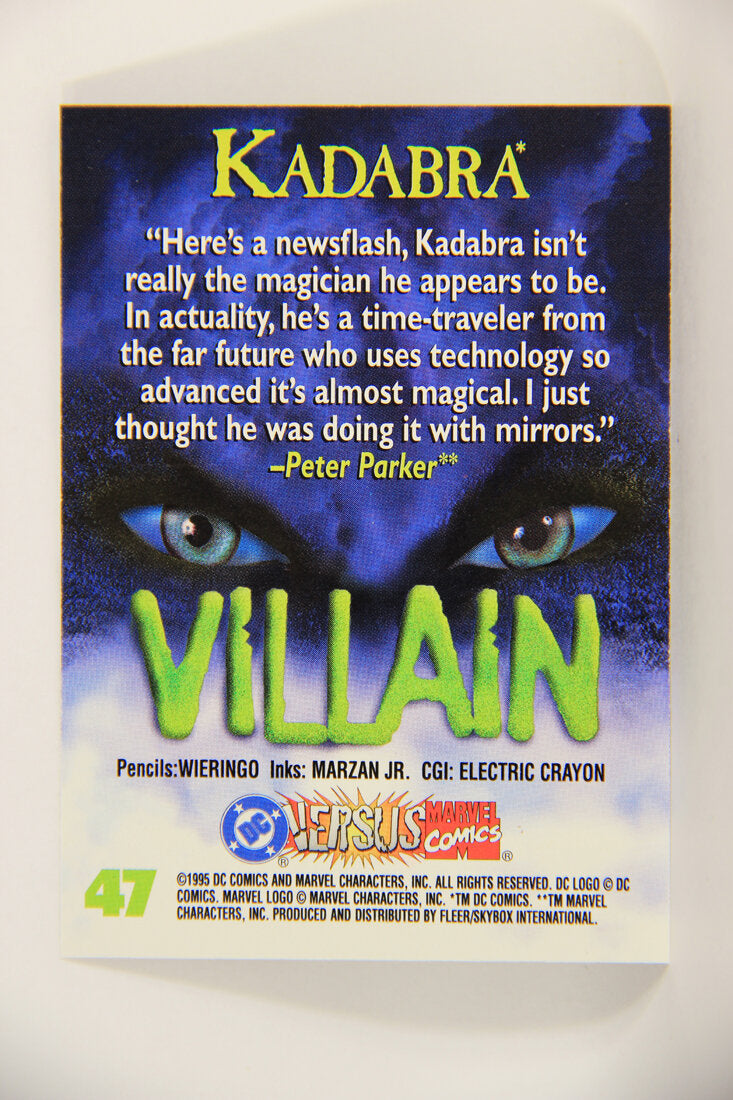 DC Versus Marvel Comics 1995 Trading Card #47 Kadabra ENG L010909