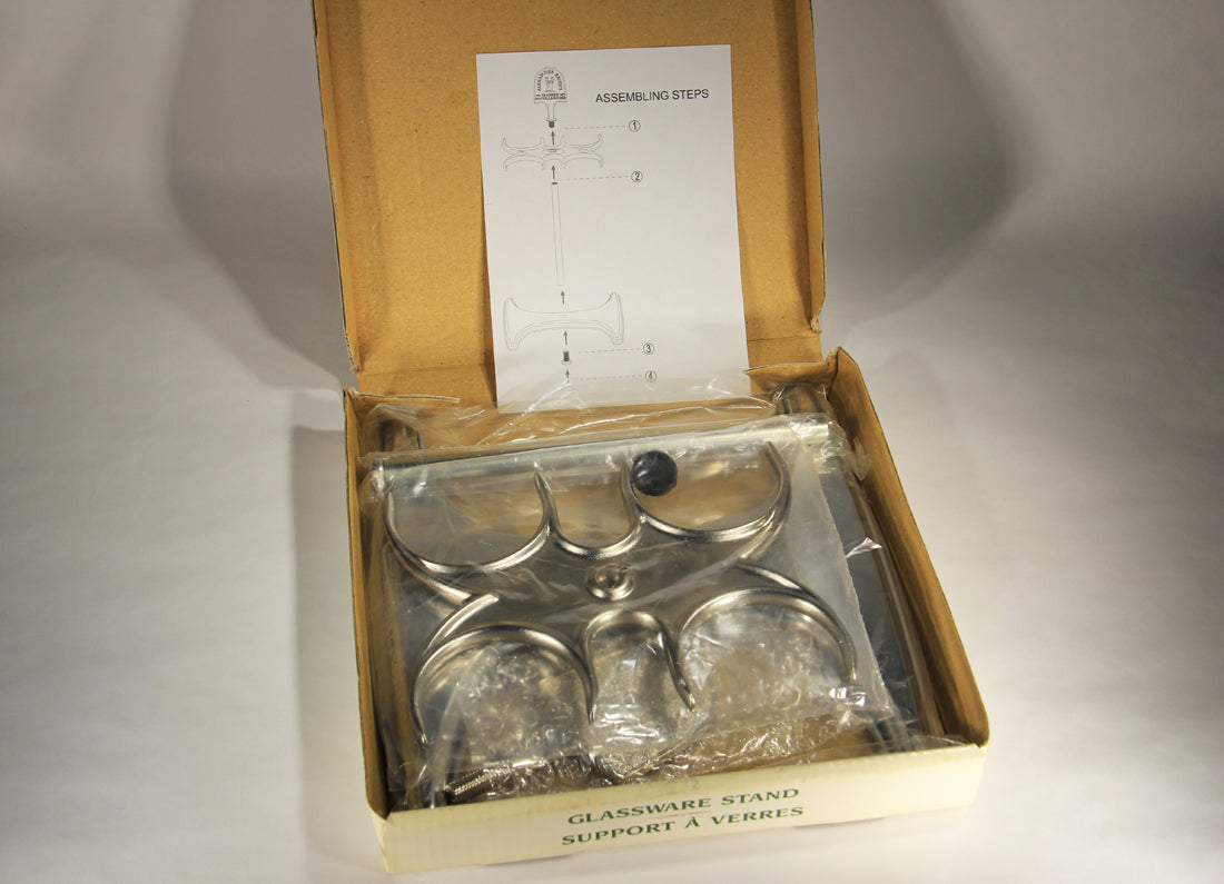 Alexander Keith's Beer Glassware Stand Boxed Man Cave Canada Nova Scotia L011455