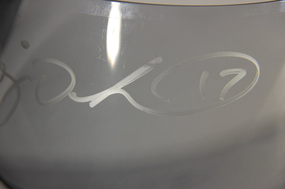 Miguel Duhamel AMA RSR2 SHARK Helmet Visor Hand Signed And Worn By L011458