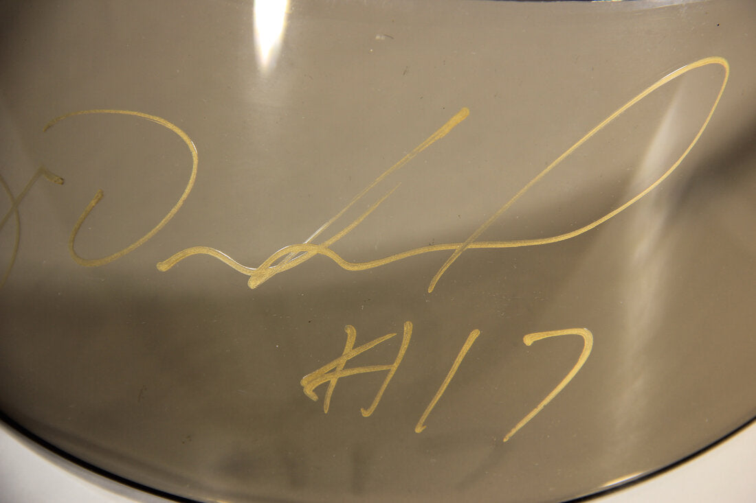 Miguel Duhamel AMA RSR2 SHARK Helmet Visor Hand Signed And Worn By L011459
