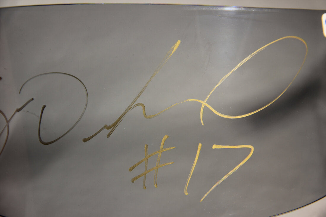 Miguel Duhamel AMA RSR2 SHARK Helmet Visor Hand Signed And Worn By L011460
