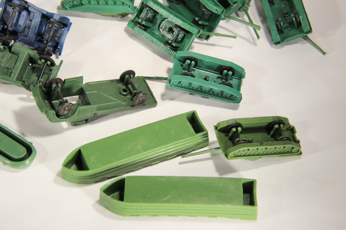 Vintage Military Plastic Vintage Toys Mixed Lot Hong Kong L011462