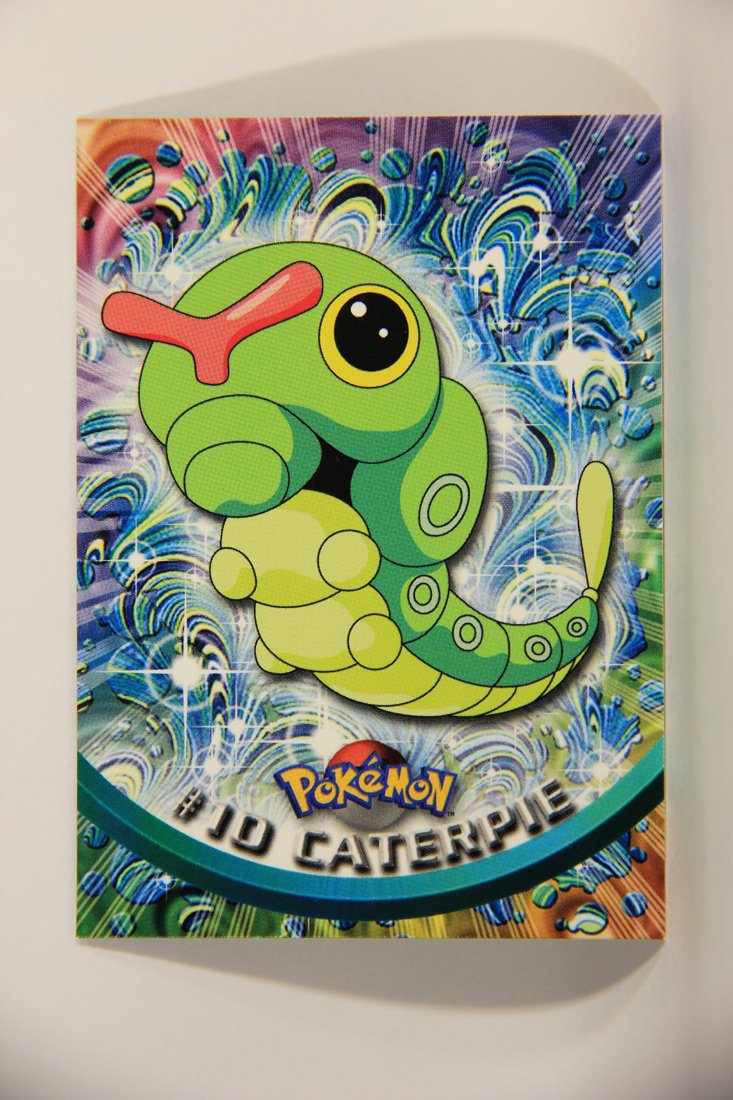 Pokmon Card Caterpie #10 TV Animation Blue Logo 1st Print ENG L011485 AGS Collectibles Pokmon Card Caterpie #10 TV Animation Blue Logo 1st Print ENG L011485 AGS Collectibles