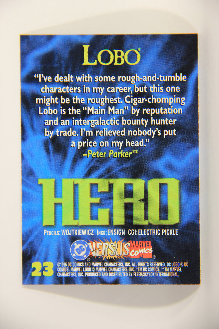 DC Versus Marvel Comics 1995 Trading Card #23 Lobo ENG L011499