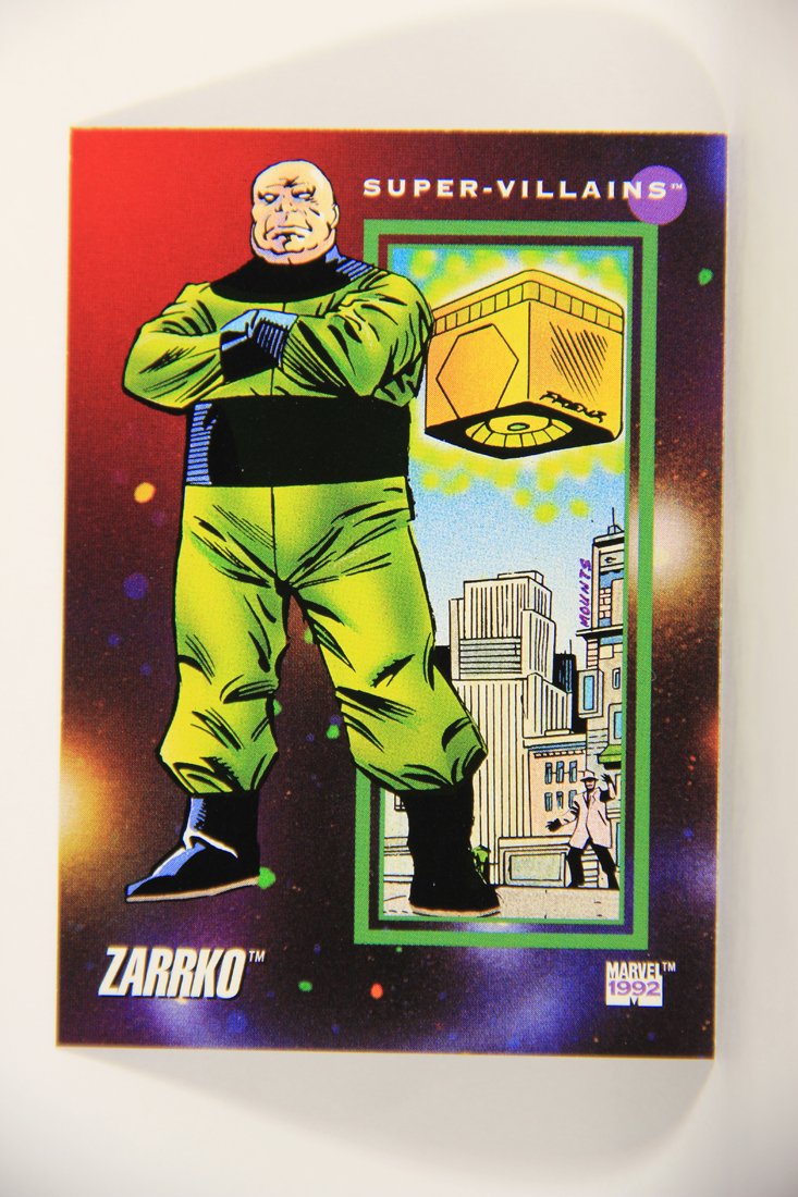 1992 Marvel Universe Series 3 Trading Card #127 Zarrko ENG L011990
