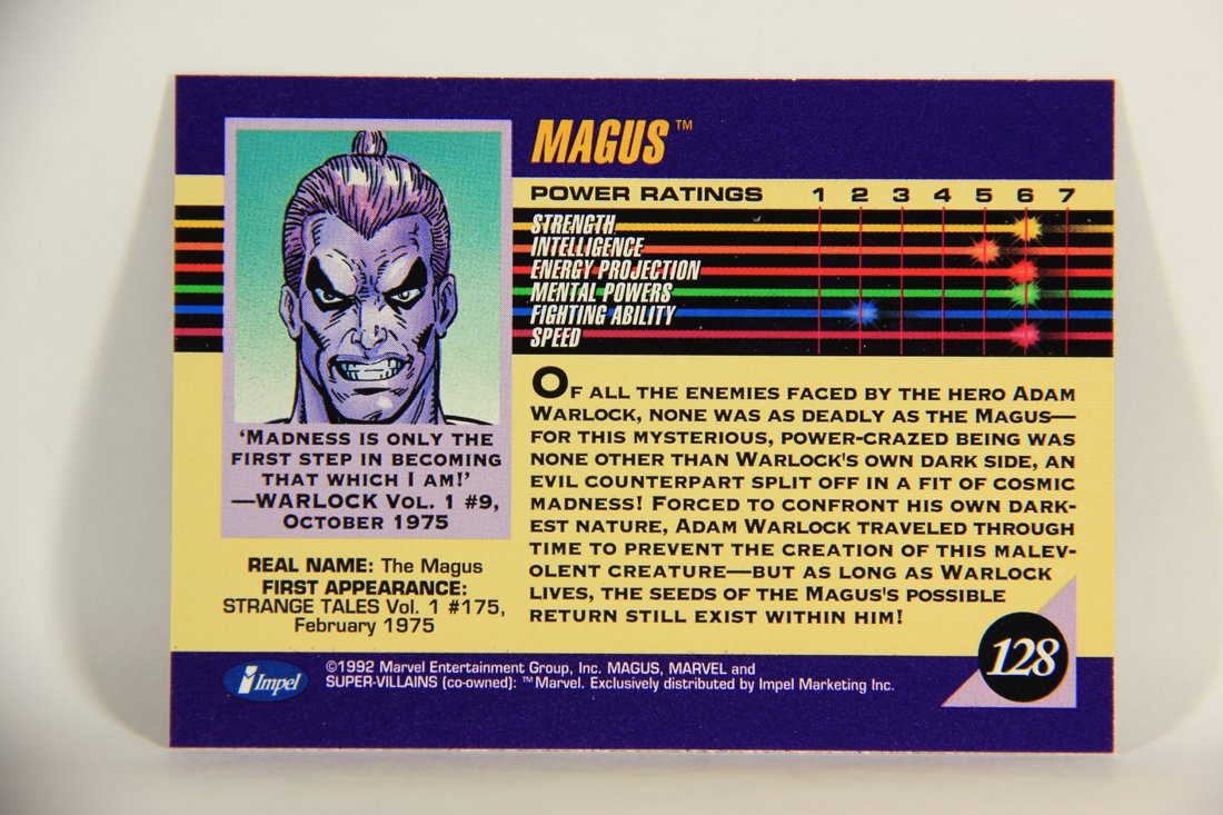 1992 Marvel Universe Series 3 Trading Card #128 Magus ENG L011991