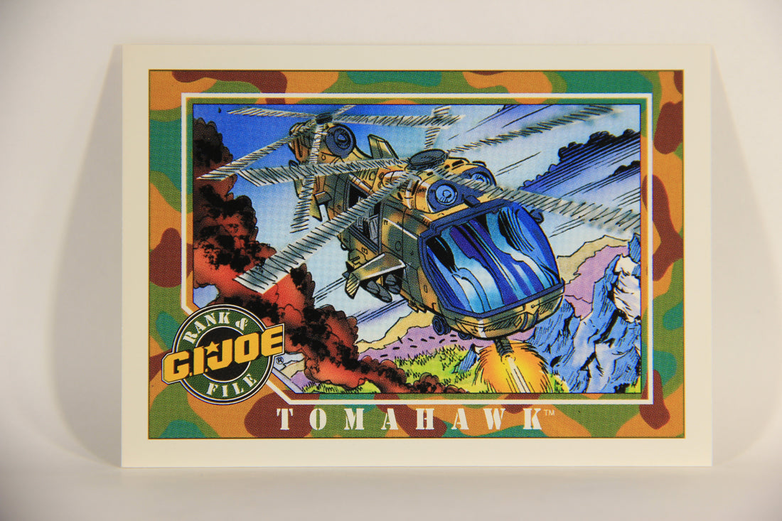 GI Joe 1991 Impel Trading Card #10 Tomahawk ENG L012231