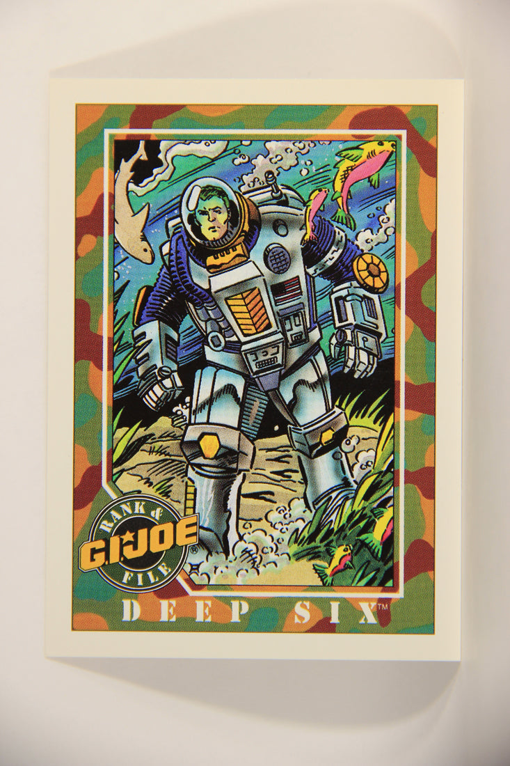 GI Joe 1991 Impel Trading Card #27 Deep Six ENG L012248